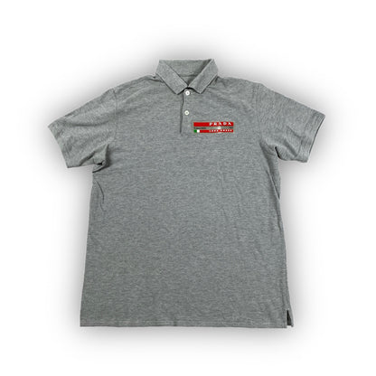Vintage PRADA Linea Rossa crew polo shirt