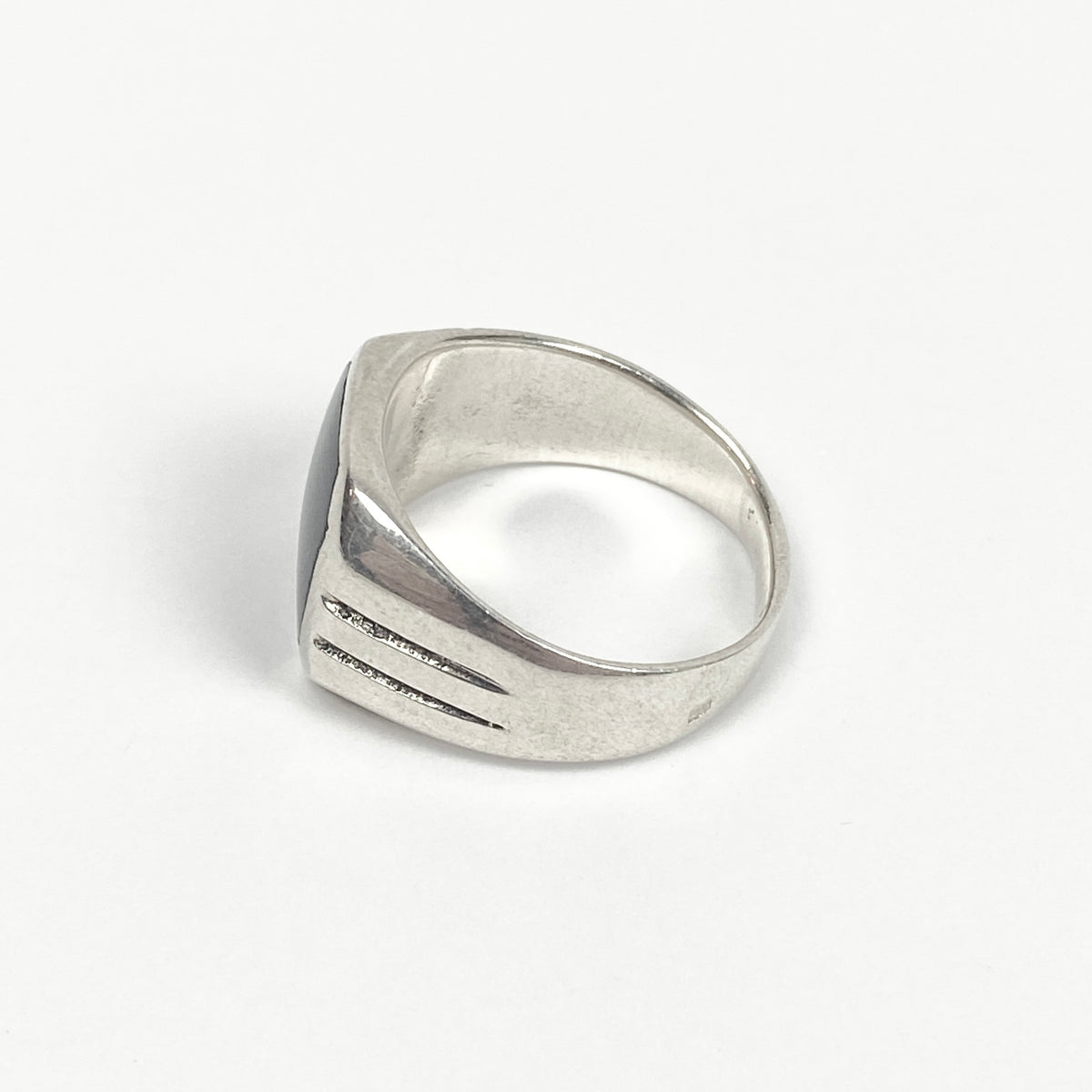 925 Sterling Silber Onyx Ring