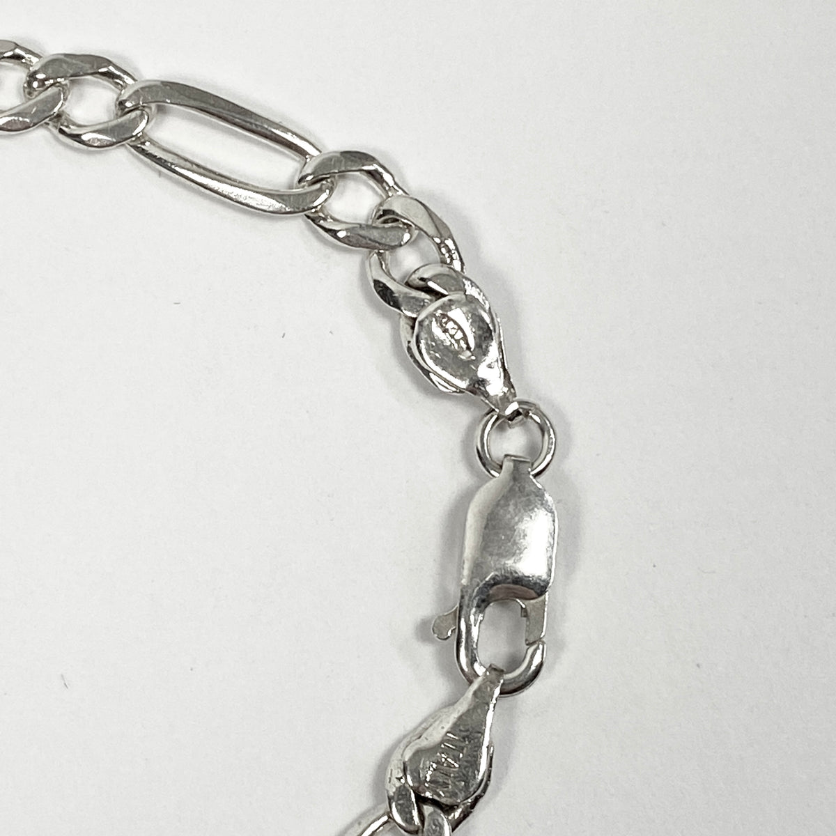 925 Sterling Silber Figaro Armband