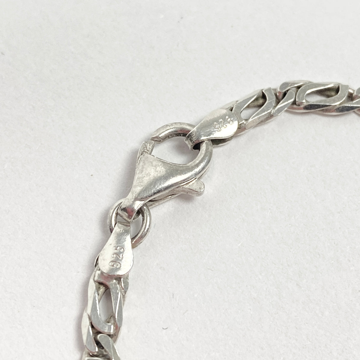 925 Sterling Silver Double Cuban Bracelet / Bracelet