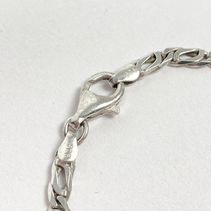 925 Sterling Silver Double Cuban Bracelet / Bracelet