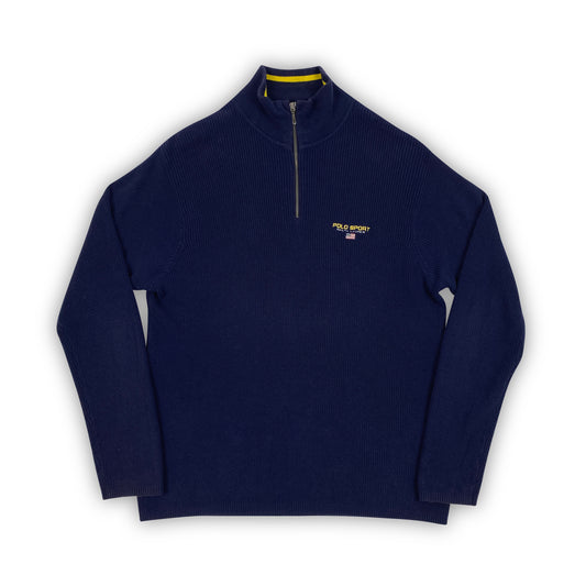 POLO SPORT Ralph Lauren Wool Knit Half Zip Sweater