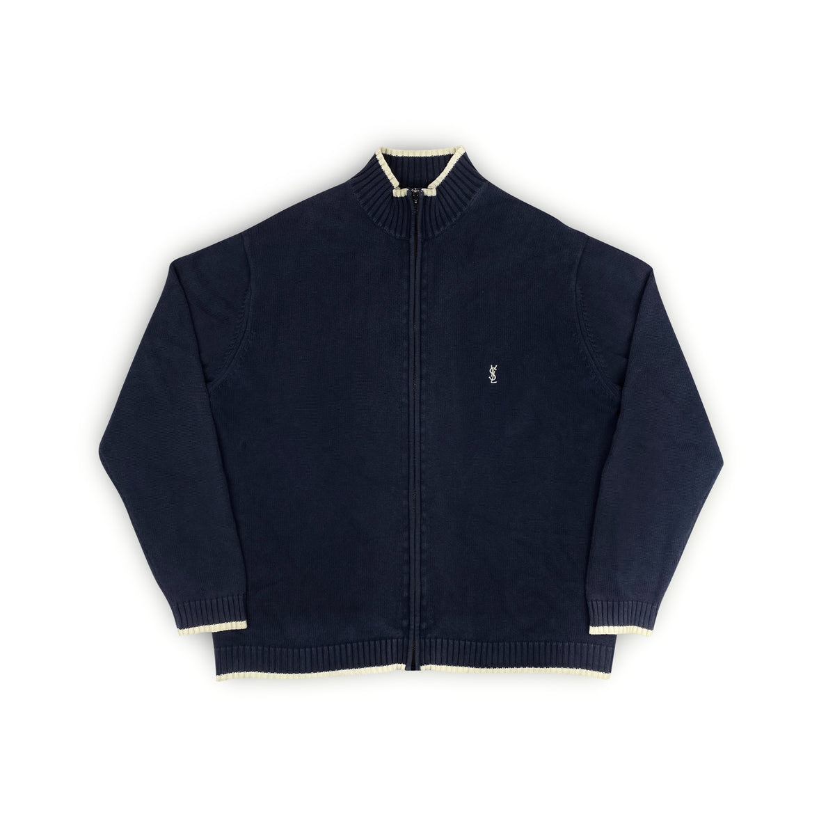 YVES SAINT LAURENT Knit Zip Sweater