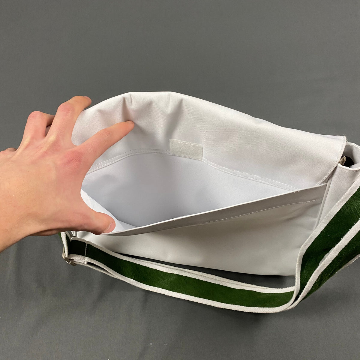 Vintage LACOSTE messenger bag