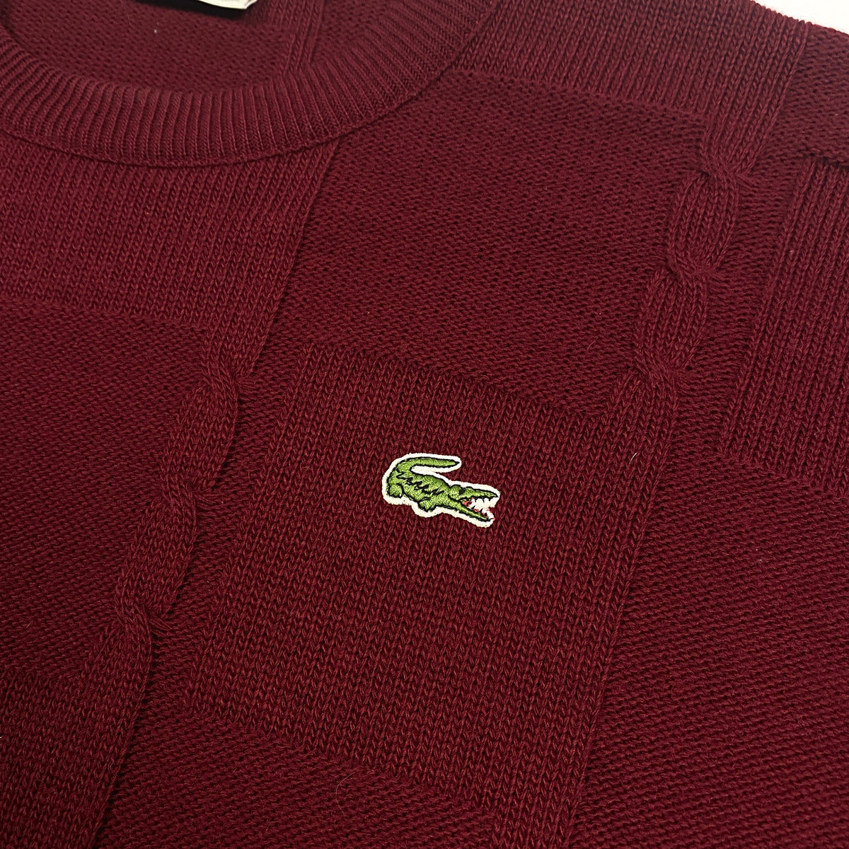 Vintage Lacoste wool knit sweater