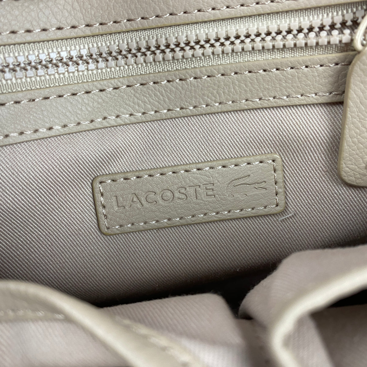 LACOSTE logo shoulder bag