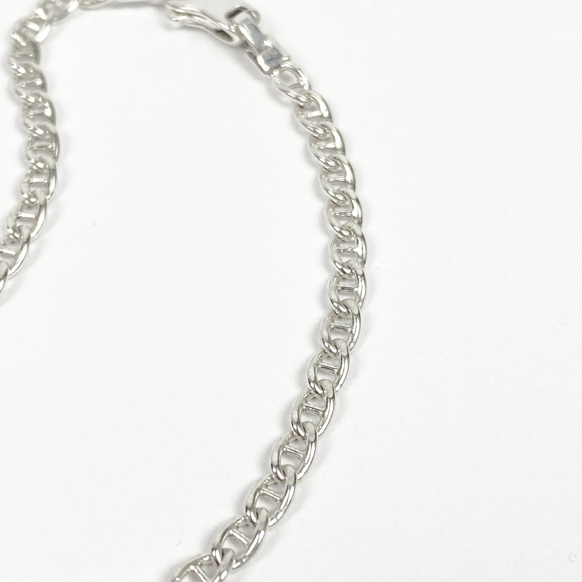 925 Sterling Silber Panzer Armband