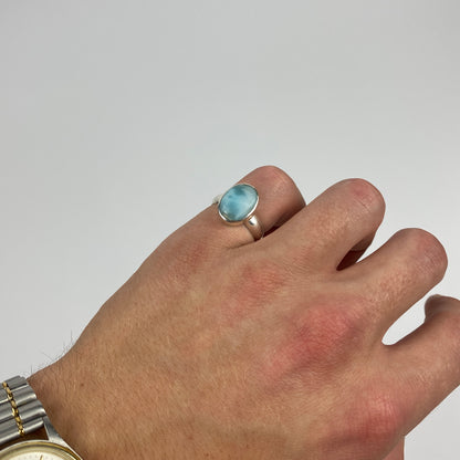 925 Sterling Silver LARIMAR Ring