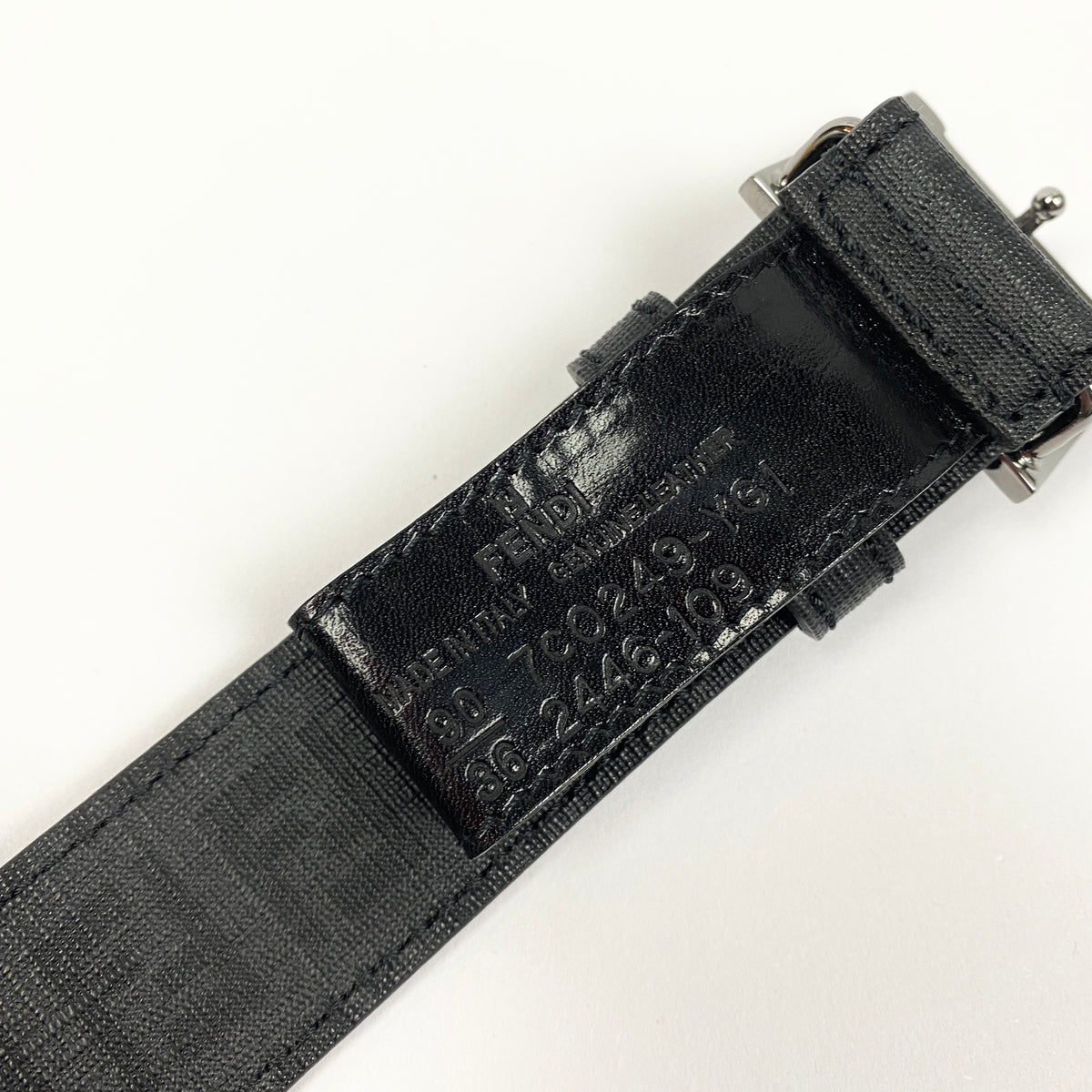 FENDI Monogramm Leather Gürtel