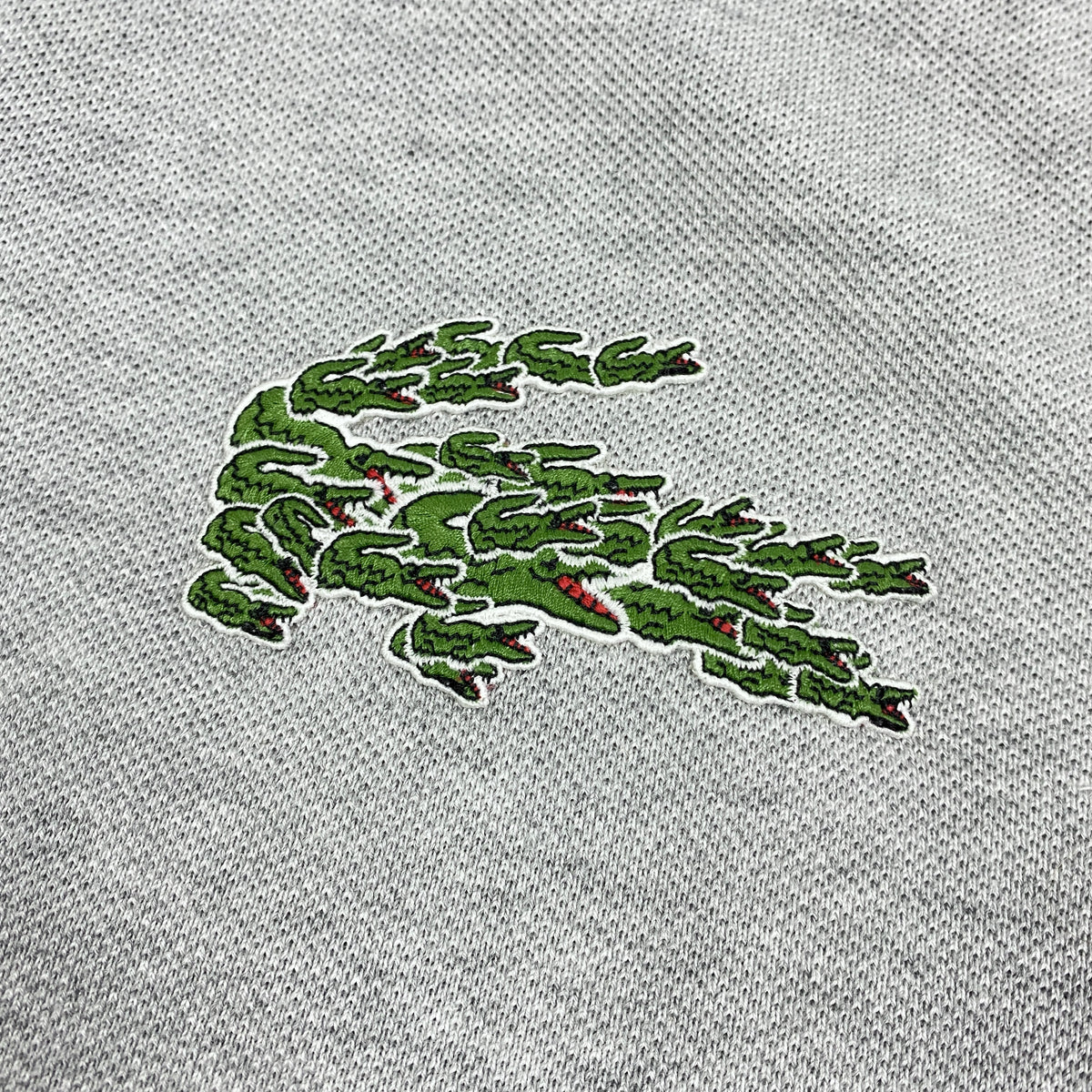 LACOSTE Multi Croc Polo Langarmshirt