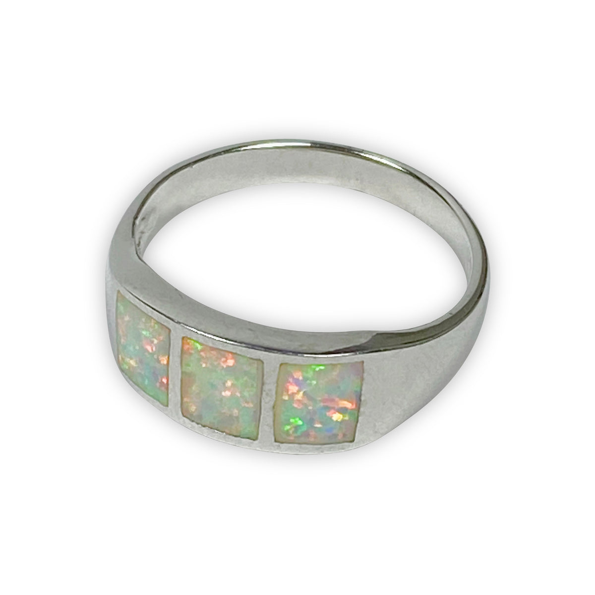 925 Sterling Silver OPAL Ring