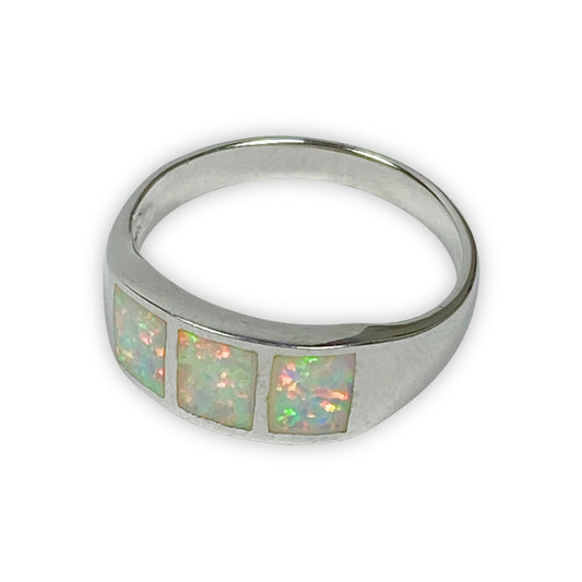 925 Sterling Silber Opal Ring