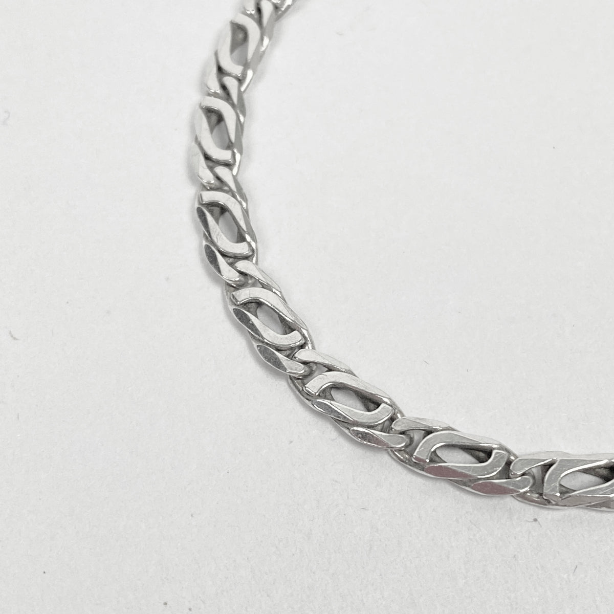 925 Sterling Silver Double Cuban Bracelet / Bracelet