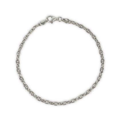 925 Sterling Silber Panzer Armband