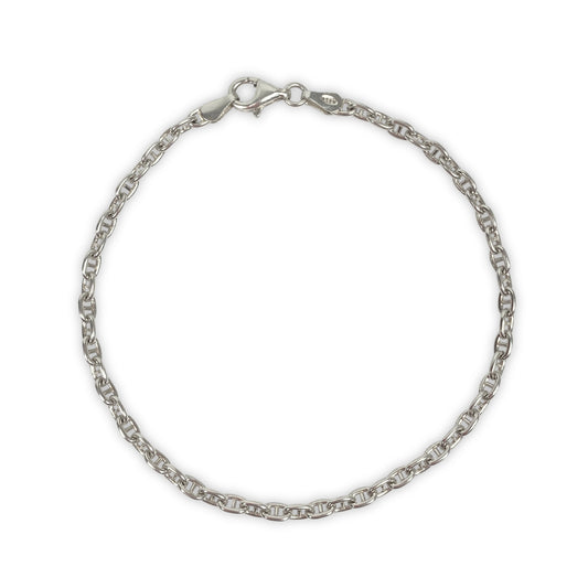 925 Sterling Silber Panzer Armband