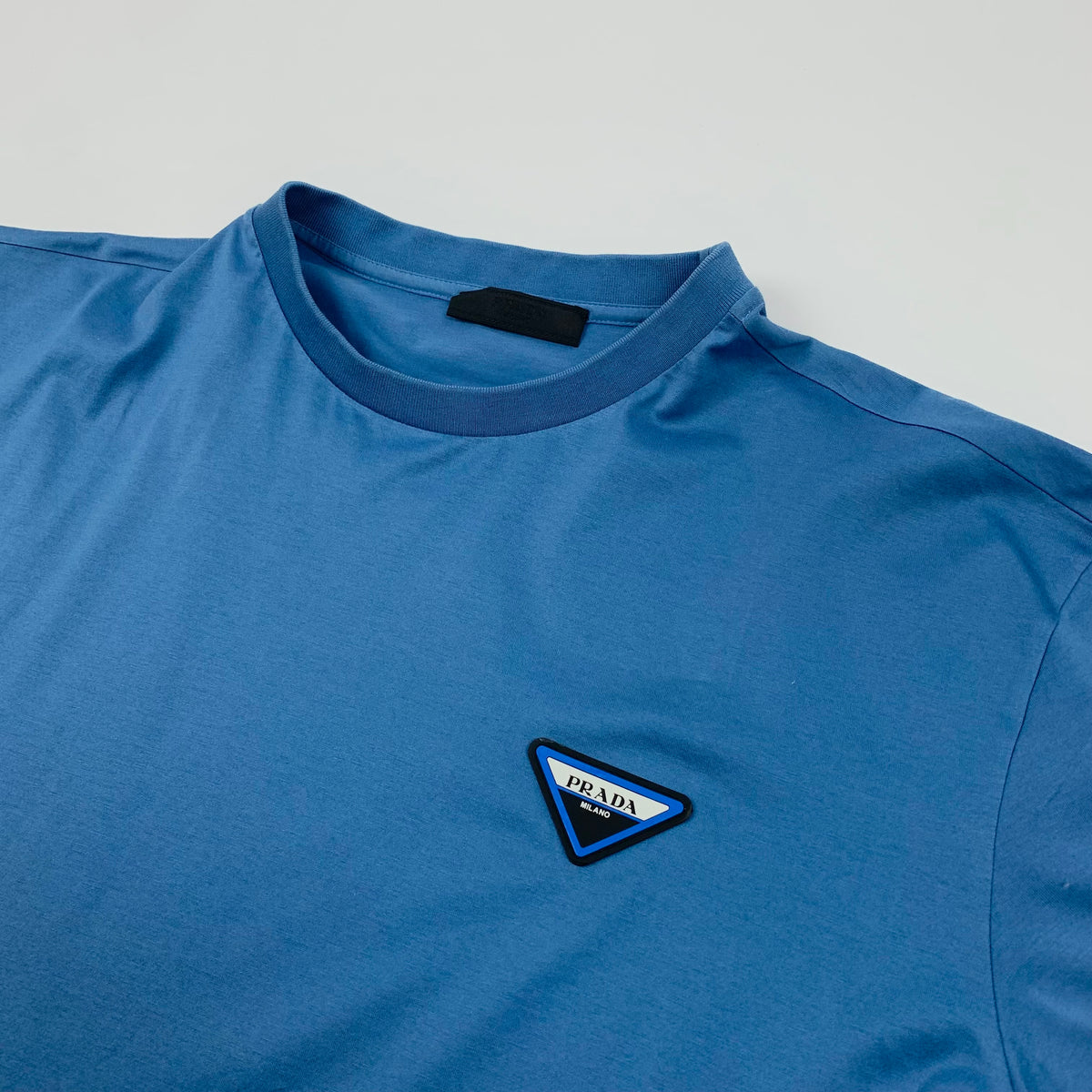 PRADA Rubber Logo T-Shirt • M/L