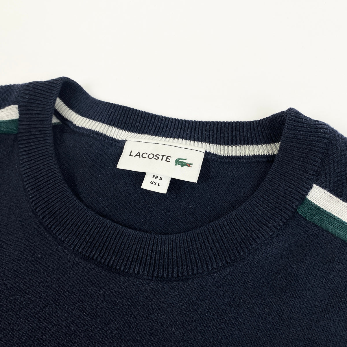 LACOSTE Logo Patch Sweater