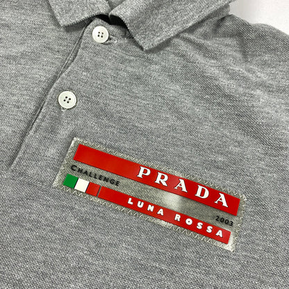 Vintage PRADA Linea Rossa crew polo shirt