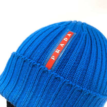 PRADA Linea Rossa 2018 Wool Beanie Mütze