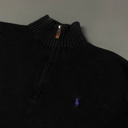 Vintage RALPH LAUREN half-zip knit sweater