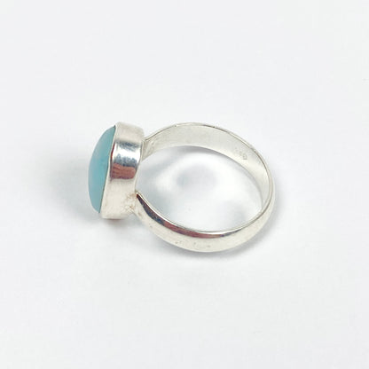 925 Sterling Silver LARIMAR Ring