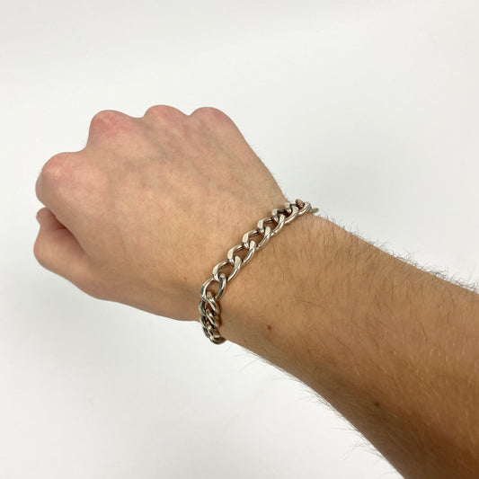 925 Sterling Silber Panzer Armband