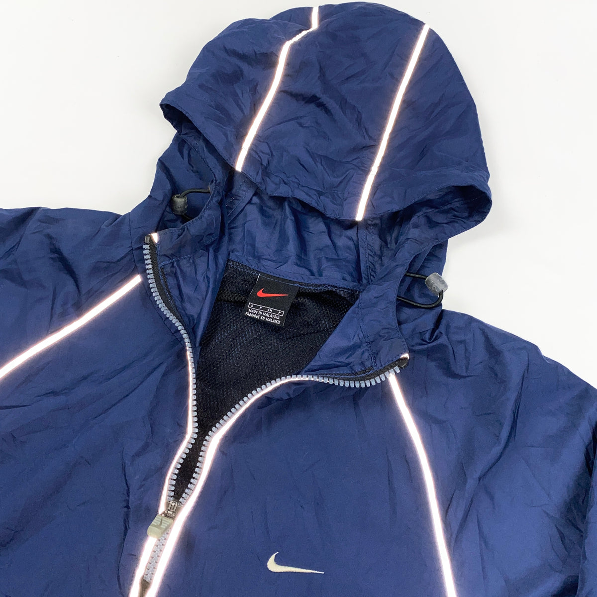 Vintage Nike Reflective Half-Zip Track Jacket