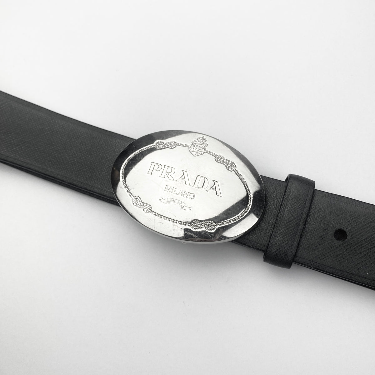 PRADA Saffiano Leather Belt