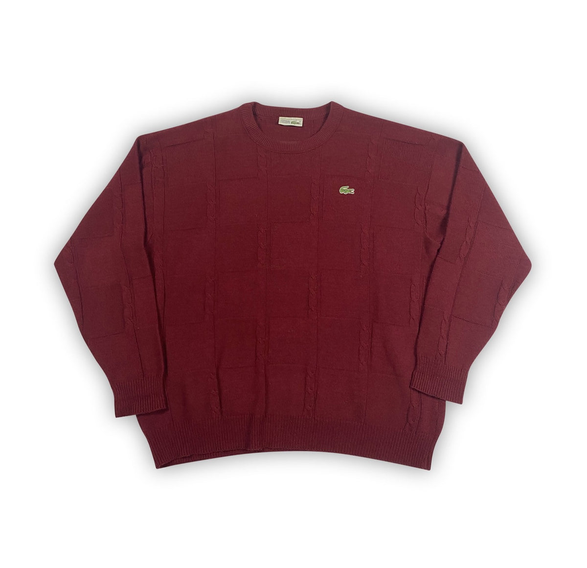 Vintage Lacoste wool knit sweater