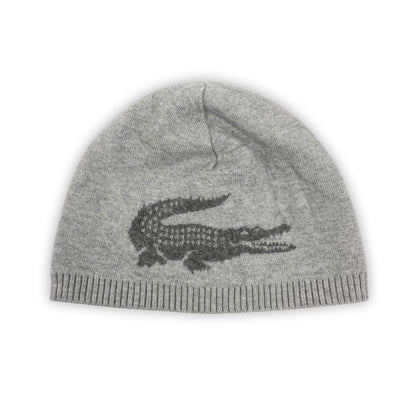 LACOSTE Reversible Croco Beanie