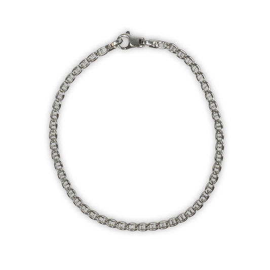 925 Sterling Silber Panzer Armband