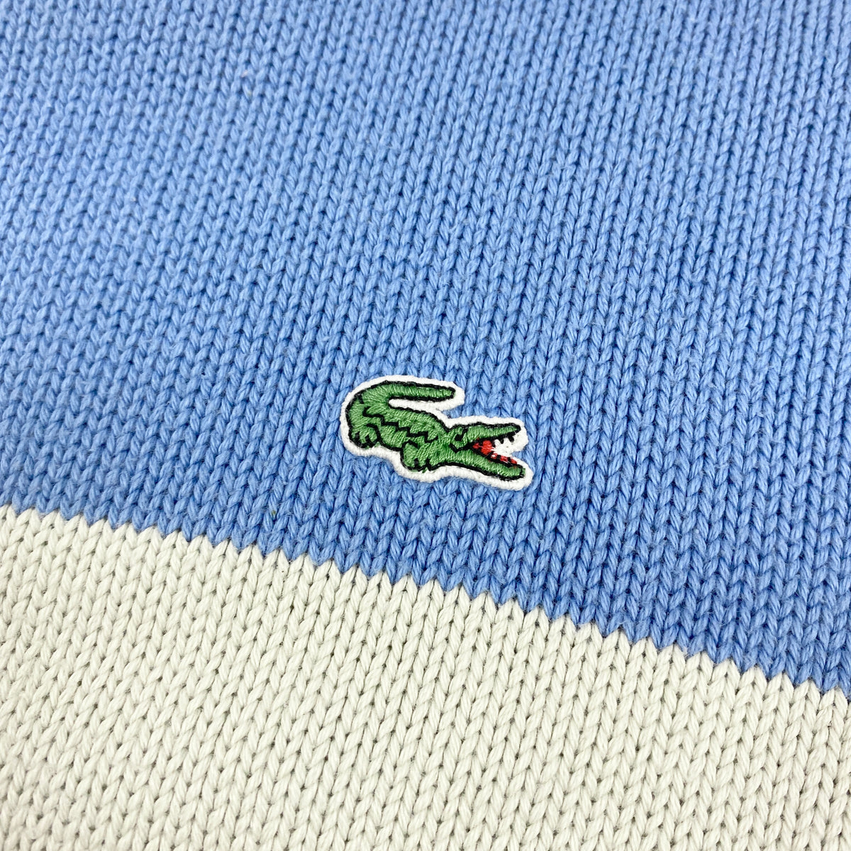Vintage Lacoste Wool Knit Zip Sweater