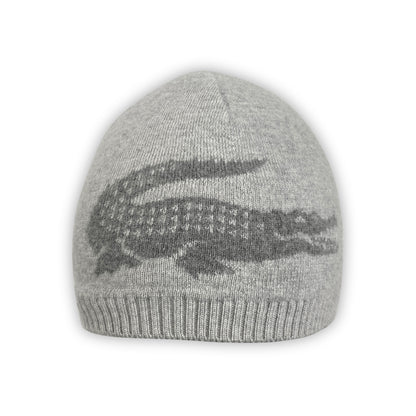 LACOSTE Reversible Croco Beanie