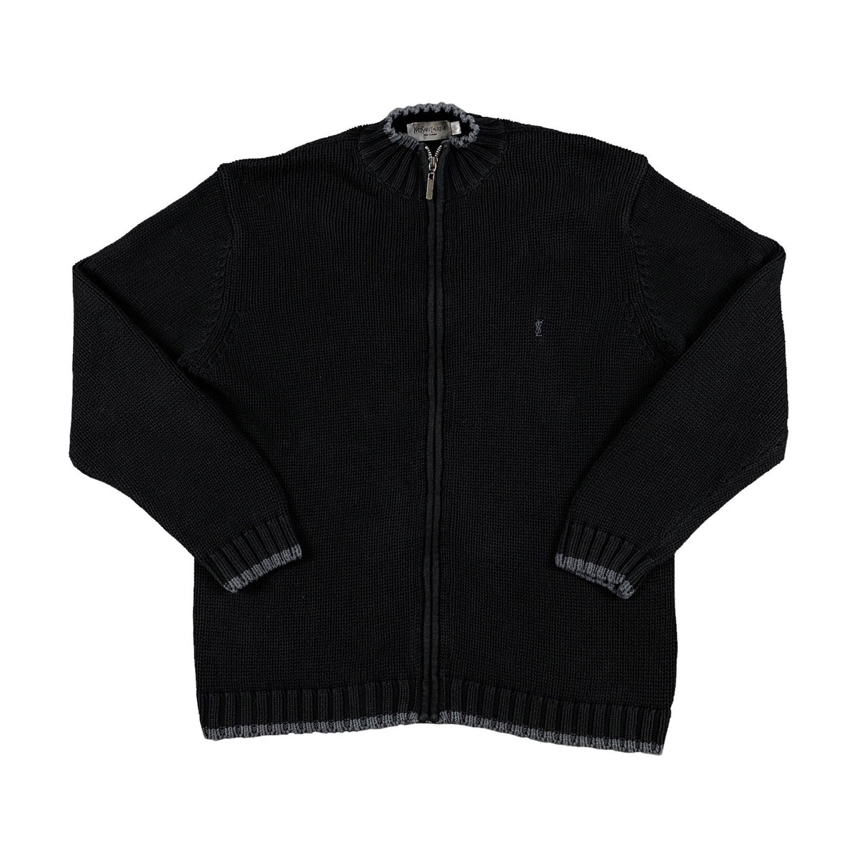 YVES SAINT LAURENT Knit Zip-Sweater