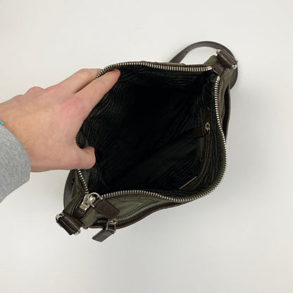 Vintage PRADA Leather Padded Messenger Bag
