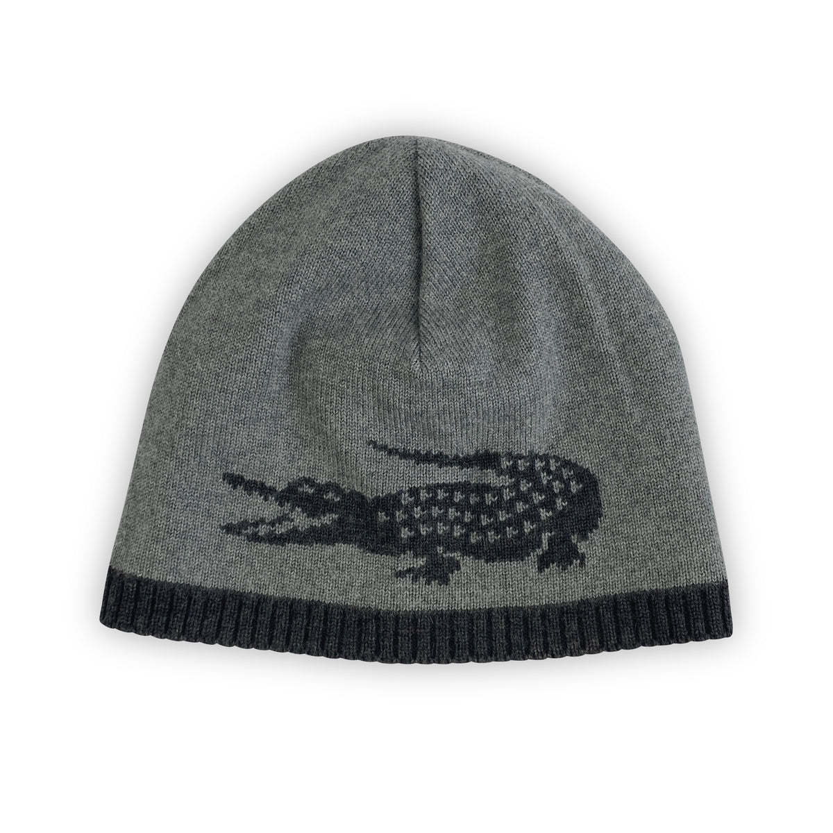 LACOSTE Reversible Croco Beanie