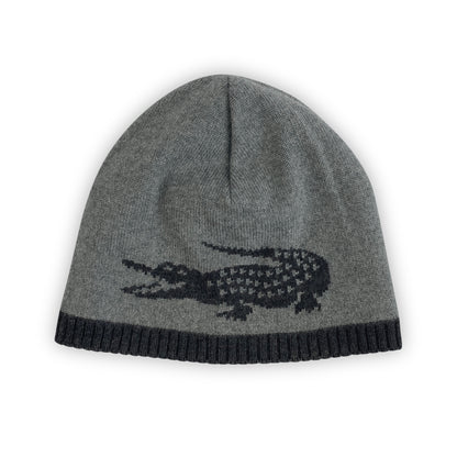 LACOSTE Reversible Croco Beanie