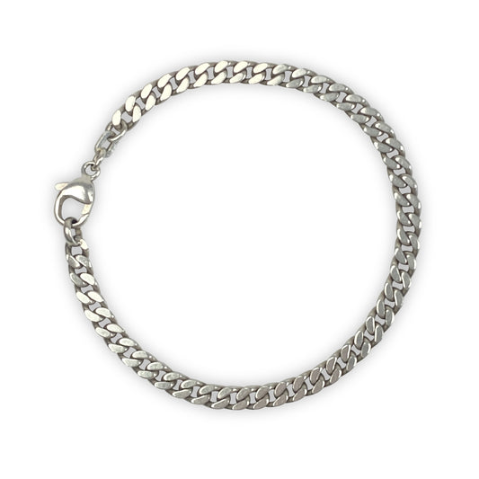 925 Sterling Silber Panzer Armband