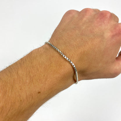925 Sterling Silver Venetian Bracelet