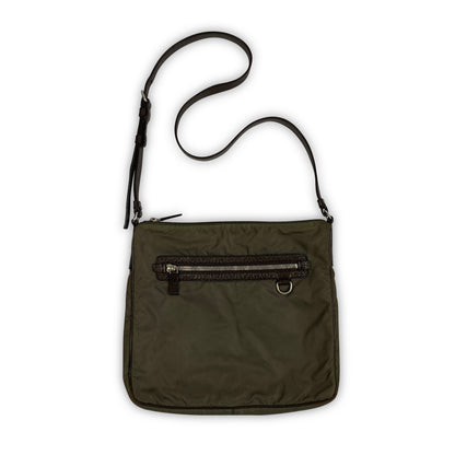 Vintage PRADA Leather Padded Messenger Bag