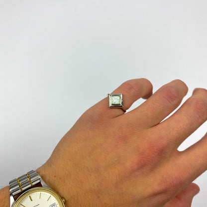 925 Sterling Silver OPAL Ring
