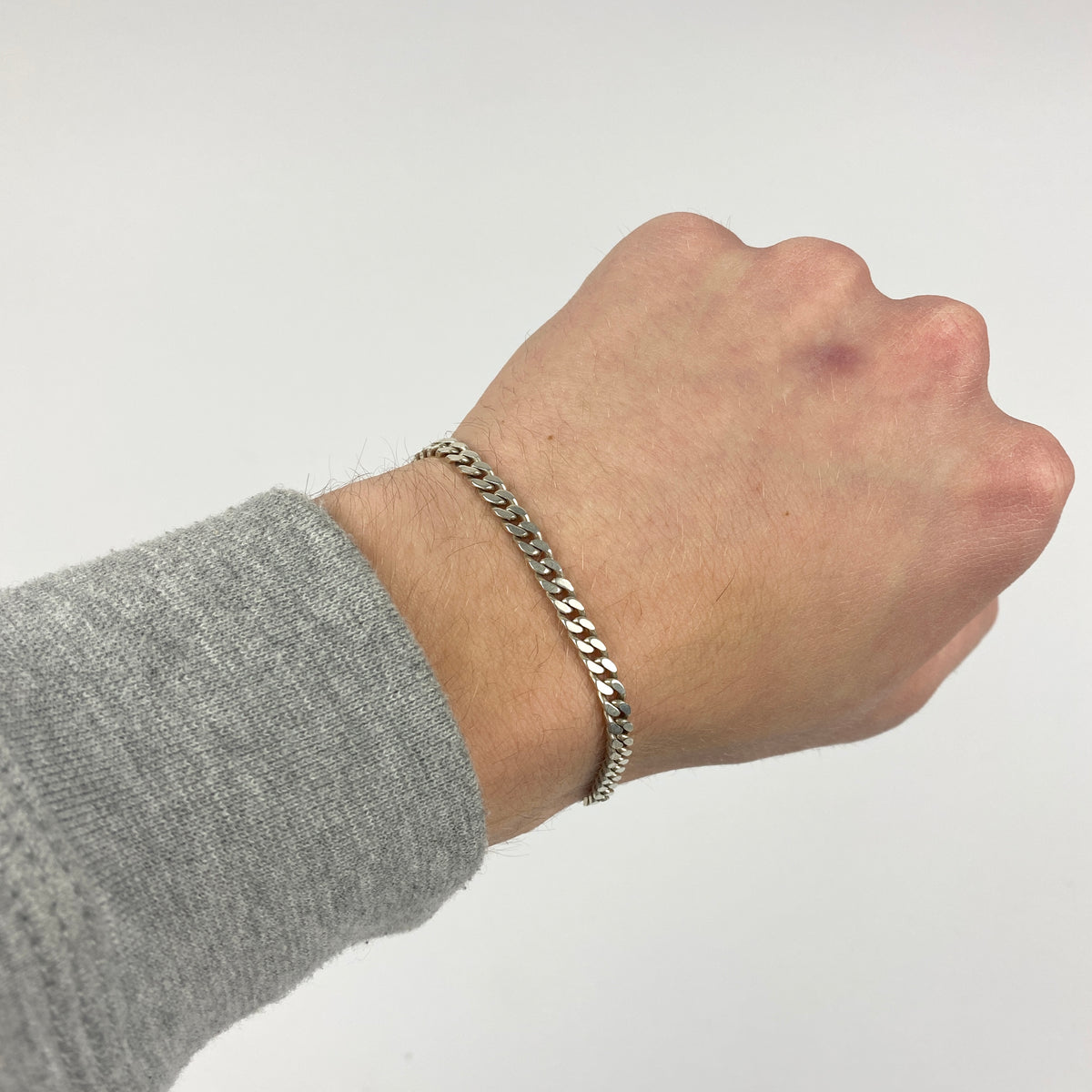 925 Sterling Silver Cuban Bracelet