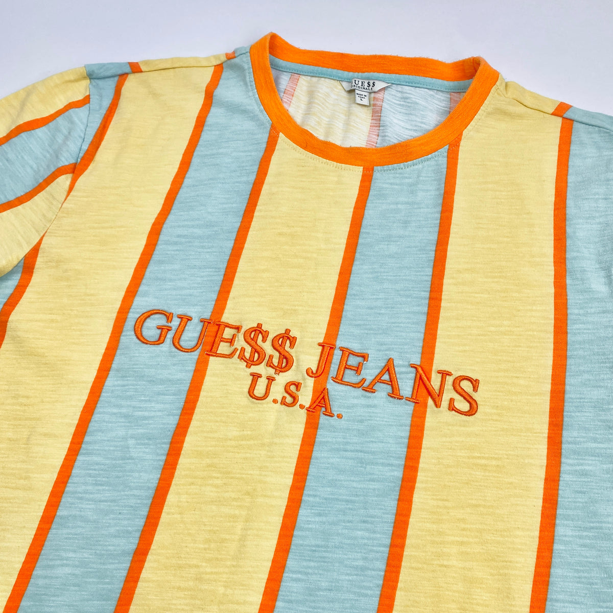 GUE$$ x A$AP ROCKY Striped T-Shirt
