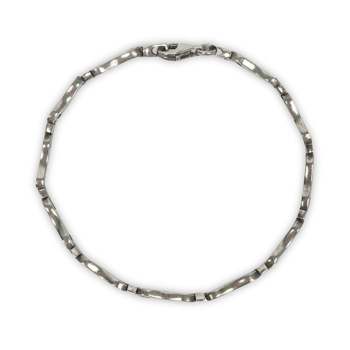 925 Sterling Silver Bone Bracelet / Bracelet
