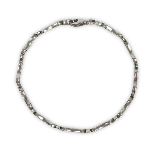 925 Sterling Silber Bohnen Armband