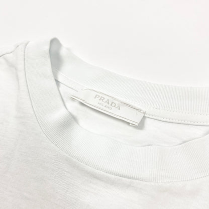 PRADA Milano Embroidered Logo T-Shirt