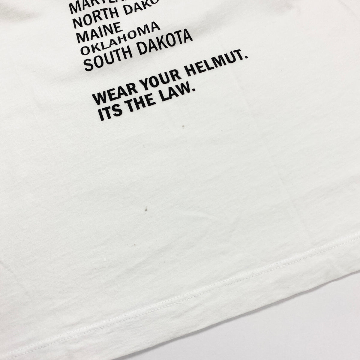 HELMUT LANG Helmut Law's Reflective T-Shirt