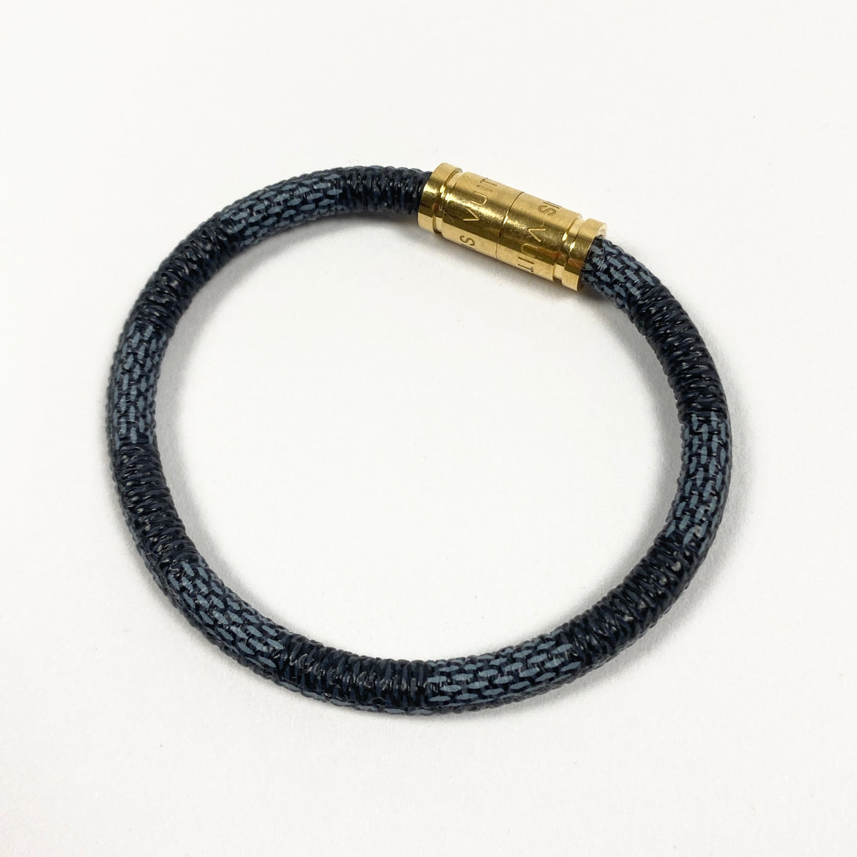 LOUIS VUITTON Monogram Leather Bracelet / Leather Bracelet