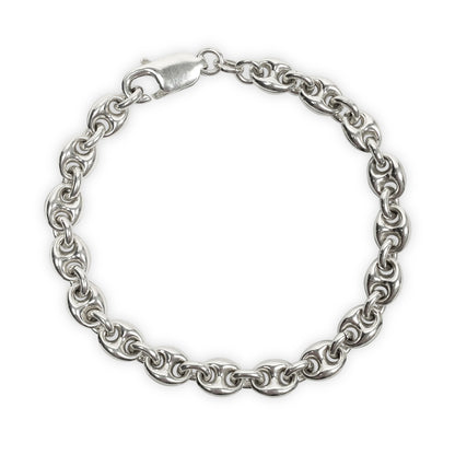 925 Sterling Silber Bohnen Armband