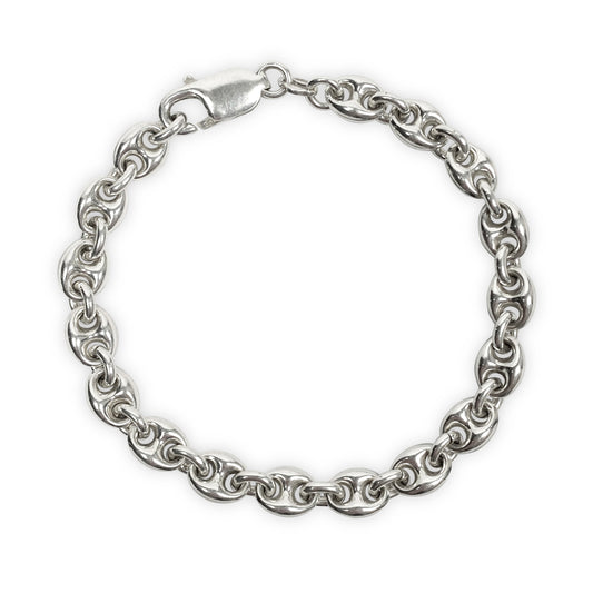 925 Sterling Silber Bohnen Armband